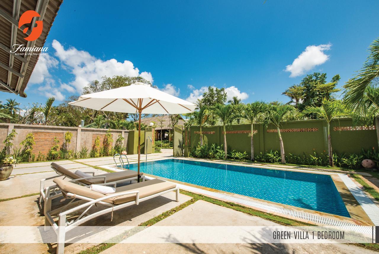 Famiana Green Villa Дуонг-Донг Экстерьер фото