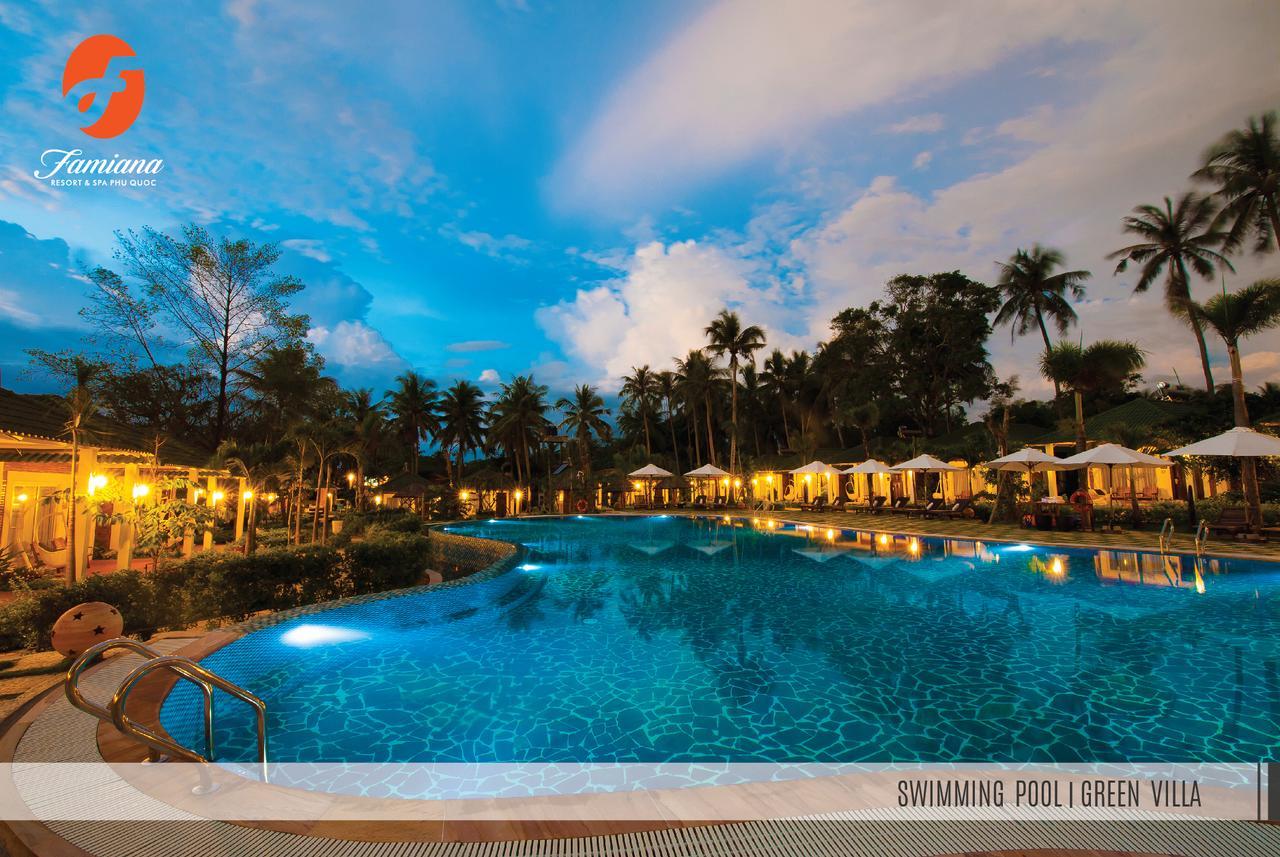 Famiana Green Villa Дуонг-Донг Экстерьер фото