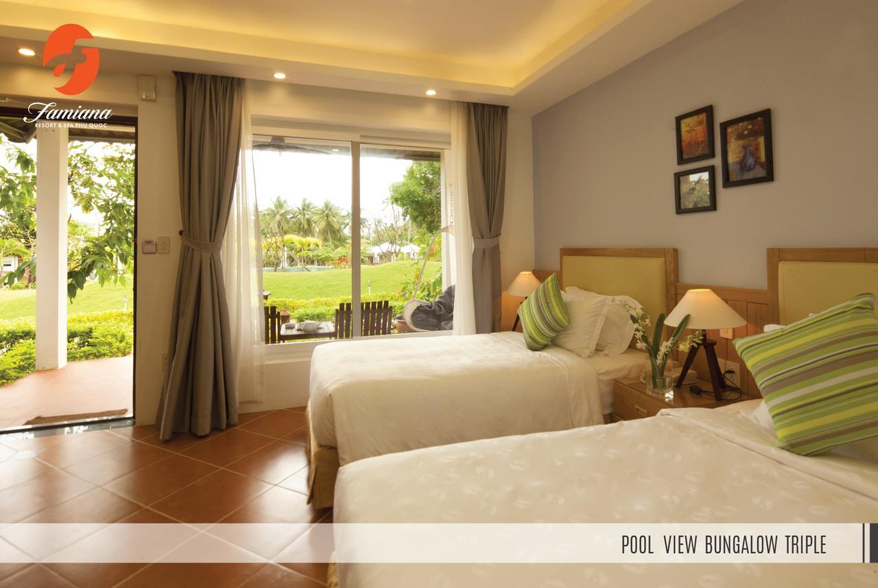 Famiana Green Villa Дуонг-Донг Экстерьер фото