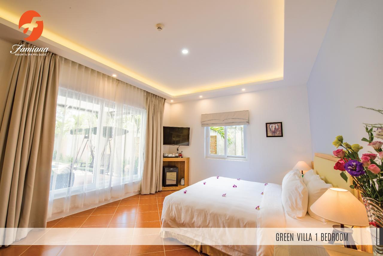 Famiana Green Villa Дуонг-Донг Экстерьер фото